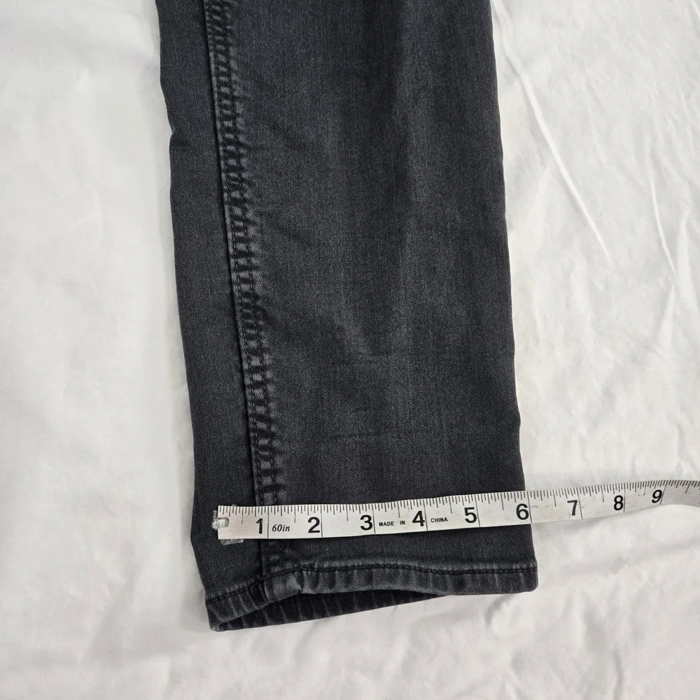 Banana Republic Mens Travel Jean Athletic Fit Charcoal Heat Jeans 35x30 Stretch